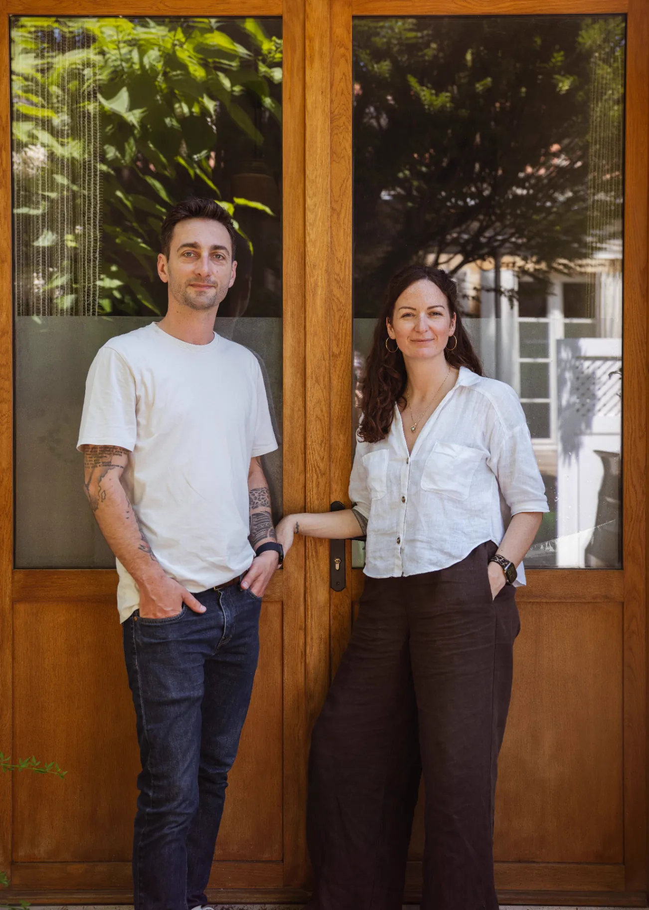 Nicolas Idelot and Jazmin Cousins, founders of I-CA.RE